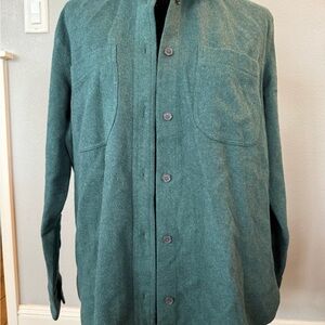 NWT Madewell brushed green shirt
